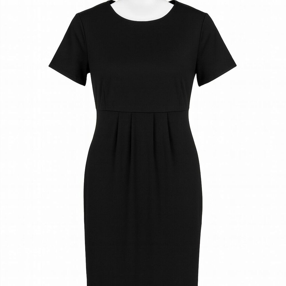 Old Navy Maternity Short Sleeve Black Midi Sheath Dress M